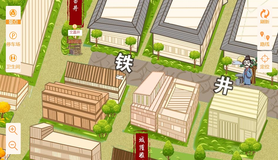 鹤岗智慧景区：手绘地图与语音导览的完美融合